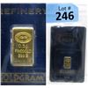 Image 1 : One Half Gram .9999 Fine Gold Istanbul Bar