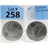 Image 1 : 1 Oz. 1989 Canada .9999 Silver Maple Leaf Coin