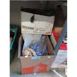 3 Boxes of China, Glassware & Electrical Cords