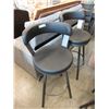 Image 1 : 2 New 30" Swivel Pub Chairs - Black