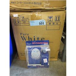 Case of 48 Kose Pure White Mask & Lotion Sets