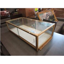 Glass & Brass Countertop Display