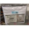 Image 1 : New Double 4 Piece Polyester Sheet Set - White
