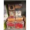 Image 1 : 16 New Wood Box Wall Art - 3" x 8" x 8"