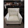 Image 1 : New Large Amax Down Filled Cream Leather Arm Chair