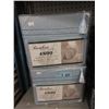 Image 1 : 2 New Twin 3 Piece Polyester Sheet Sets - Blue