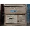 Image 1 : New Double 4 Piece Polyester Sheet Set - Sand