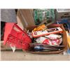 Image 1 : Box of Assorted Tools, Hardware, Household & More