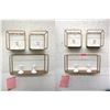 Image 1 : 2 New 3 Piece Hanging Metal Wall  Shelves