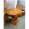 Image 1 : Handcrafted Solid Pine  Twisted Base End Table