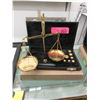 Image 1 : 2 New Brass Jeweller's Scales in Fitted Cases
