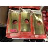 Image 1 : 9 New Brass Door Lock Protectors