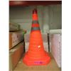 Image 1 : 4 New 20" Collapsible LED Safety Cones