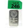 Image 1 : 1 Oz Morgan Head .999 Silver Investor Bar
