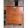 Image 1 : New 2 Drawer Wood Nightstand