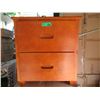 Image 1 : New 2 Drawer Wood Nightstand