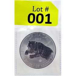 1 Oz. Canada Silver 2019 Grizzly Bear Coin