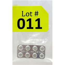 1 Oz. Stackable .999 Fine Silver LEGO Brick Bar