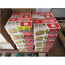 24 Diamond Double Cylinder Rim Night Latches