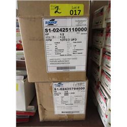 2 New Source Electric Motors - 1/4 HP & 1/2 HP