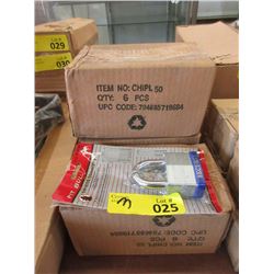 3 Boxes of 6 Heavy Duty Security Locks