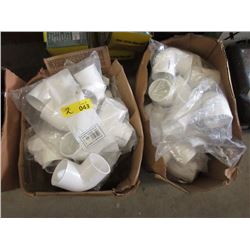 2 Boxes of 2" 90 Degree Angle PVC Connectors
