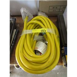 New 25 Ft. Heavy Duty Triple Outlet Extension Cord