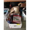 Image 1 : Case of Paper Towels & Box of New Tools