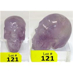 1779.5 CT Carved Amethyst 3D Skull