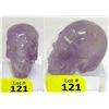 Image 1 : 1779.5 CT Carved Amethyst 3D Skull