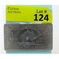1 Oz. Australia Mint .999 Fine Titanium Bar