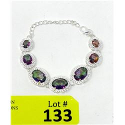 Rainbow Mystic Topaz Bracelet