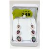 Image 1 : New Rainbow Mystic Topaz Drop Dangle Earrings