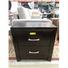 Image 1 : Wood 2 Drawer Night Stand - 24" x 16" x 24" tall