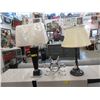 Image 1 : 2 Table Lamps and a Wine Rack