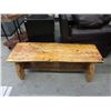 Image 1 : Hand Made Live Edge Pine Coffee Table/Bench