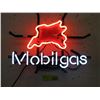 Image 1 : New Electric Neon "Mobilgas" Sign - 15" x 10"