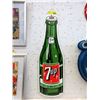 Image 1 : Enameled Steel 7-Up Bottle Sign