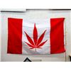 Image 1 : New Canadian Marijuana Leaf Flag