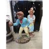 Image 1 : 2 Vintage Black Americana Yard Ornaments