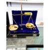 Image 1 : 2 New Brass Jeweller's Scales in Fitted Cases