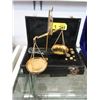 Image 1 : 2 New Brass Jeweller's Scales in Fitted Cases