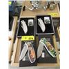 Image 1 : 4 New Folding Knives - 2 Have Lighters