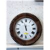 Image 1 : New 32" Wood "Union Station" Wall Clock