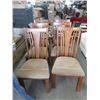 Image 1 : 6 Arts & Crafts Style Wood Dining Chairs