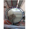 Image 1 : New Large 29" Round Metal Framed Caron Wall Mirror