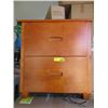 Image 1 : New 2 Drawer Wood Nightstand