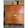 Image 1 : New 2 Drawer Wood Nightstand