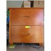 Image 1 : New 2 Drawer Wood Nightstand