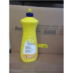 3 Cases of 12 Lemon Scented 950ml Dish Soap